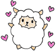 A type sheep and B type wolf sticker #7947345
