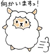A type sheep and B type wolf sticker #7947346