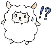 A type sheep and B type wolf sticker #7947366