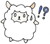 A type sheep and B type wolf sticker #7947366