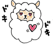 A type sheep and B type wolf sticker #7947376
