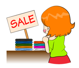 Memee Shopaholics sticker #7947543