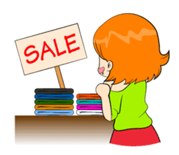 Memee Shopaholics sticker #7947543