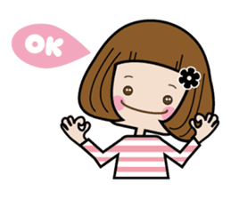 Sakurako-chan and pankun sticker #7947592