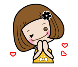 Sakurako-chan and pankun sticker #7947604