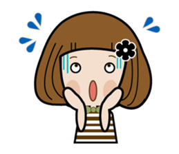 Sakurako-chan and pankun sticker #7947606