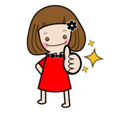 Sakurako-chan and pankun sticker #7947607
