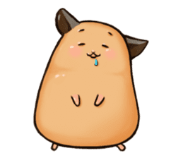 Chubby Mochi Hamster sticker #7947796