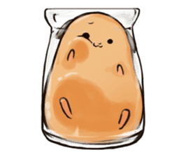 Chubby Mochi Hamster sticker #7947799