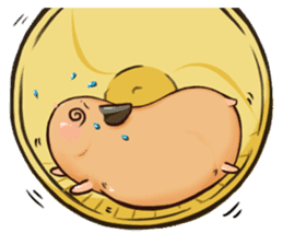 Chubby Mochi Hamster sticker #7947815