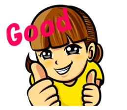 Rebellious stage came late Nagisa-chan sticker #7948828