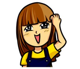 Rebellious stage came late Nagisa-chan sticker #7948839