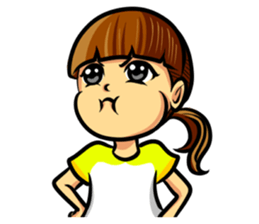 Rebellious stage came late Nagisa-chan sticker #7948847