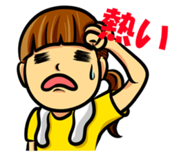 Rebellious stage came late Nagisa-chan sticker #7948849