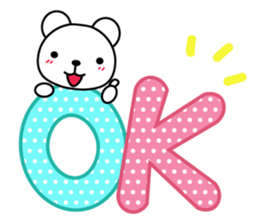 Bear's daily useful words<basic version> sticker #7949070