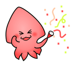Pink Squid sticker #7949110