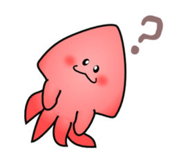 Pink Squid sticker #7949121