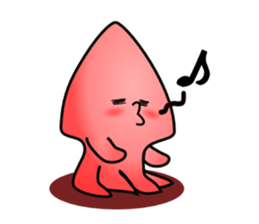 Pink Squid sticker #7949123