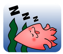 Pink Squid sticker #7949138