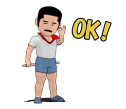 Showa of happiness Fu-chan sticker #7949192