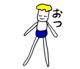 bluepanman3 sticker #7949239