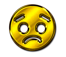 Golden Face sticker #7949454