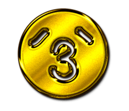 Golden Face sticker #7949458