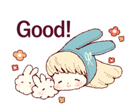 Cute smile!!English ver. sticker #7949544