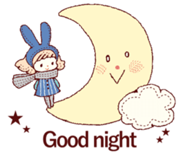 Cute smile!!English ver. sticker #7949550