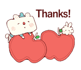Cute smile!!English ver. sticker #7949551