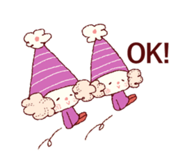 Cute smile!!English ver. sticker #7949564