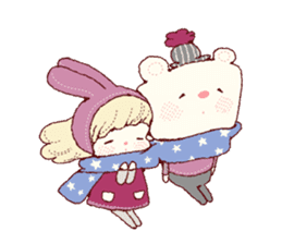 Cute smile!!English ver. sticker #7949565