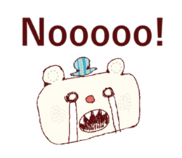 Cute smile!!English ver. sticker #7949573