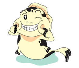 Mr Koi and his carp gang sticker #7949829