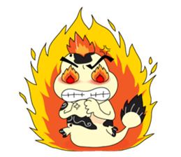 Mr Koi and his carp gang sticker #7949831