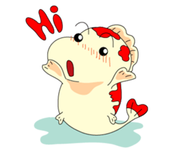 Mr Koi and his carp gang sticker #7949834