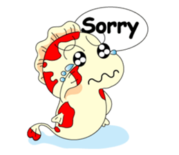 Mr Koi and his carp gang sticker #7949838