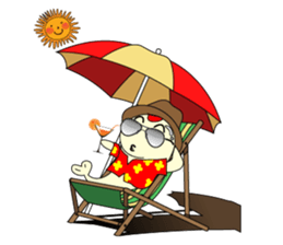 Mr Koi and his carp gang sticker #7949841