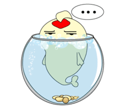 Mr Koi and his carp gang sticker #7949848