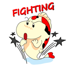 Mr Koi and his carp gang sticker #7949853