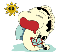 Mr Koi and his carp gang sticker #7949856