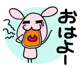 Hana of loose rabbit.2 sticker #7949940
