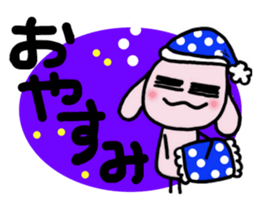 Hana of loose rabbit.2 sticker #7949941