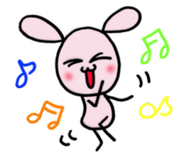 Hana of loose rabbit.2 sticker #7949948