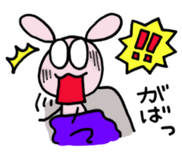 Hana of loose rabbit.2 sticker #7949949