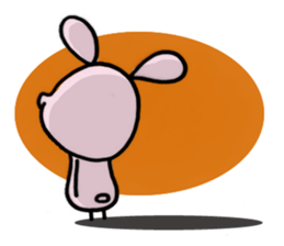 Hana of loose rabbit.2 sticker #7949952