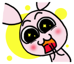 Hana of loose rabbit.2 sticker #7949957