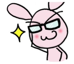 Hana of loose rabbit.2 sticker #7949959