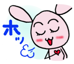 Hana of loose rabbit.2 sticker #7949962