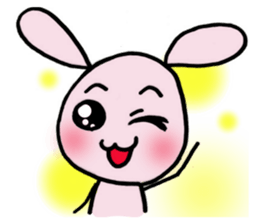 Hana of loose rabbit.2 sticker #7949965